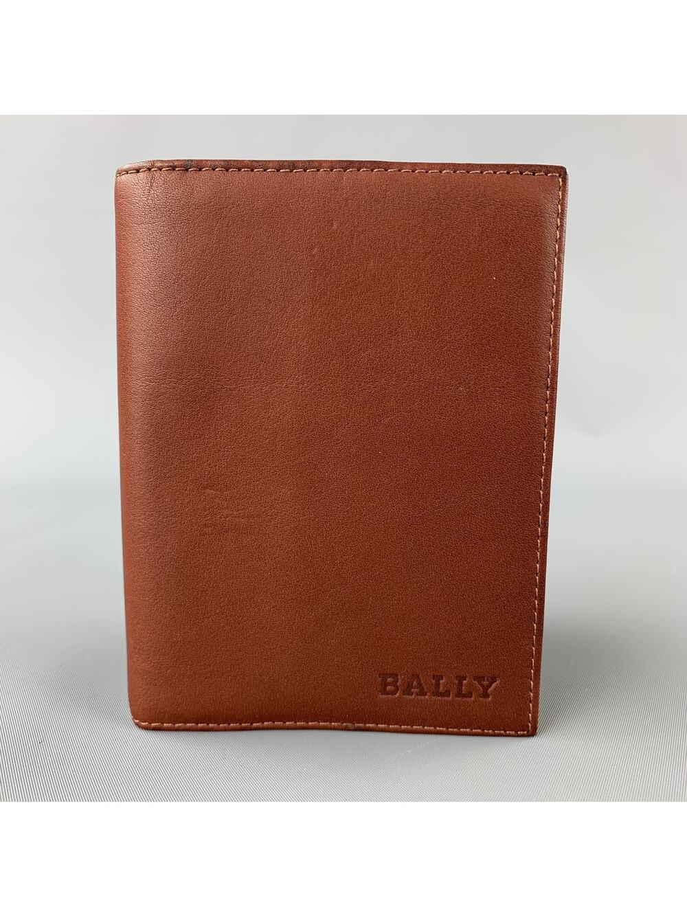 BALLY Brown Leather Rectangle Agenda